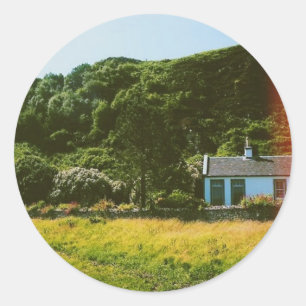 Insel Mull, Innere Hebriden, Schottland Runder Aufkleber