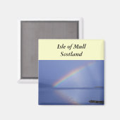 Insel Mull Rainbow Magnet (Vorderseite/Rückseite)
