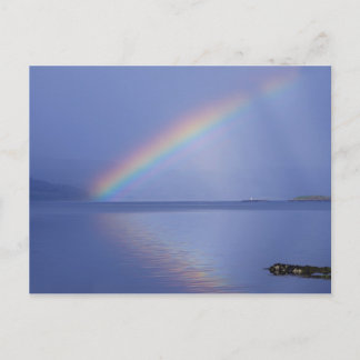 Insel Mull Rainbow Postkarte