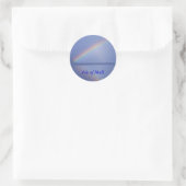Insel Mull Rainbow Runder Aufkleber (Tasche)