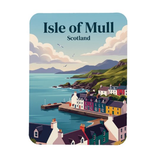 Insel Mull Schottland Magnet (Vertikal)