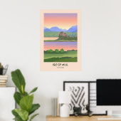 Insel Mull Schottland Reiseplakat Poster (Heimbüro)