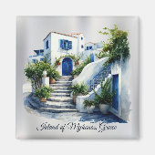 Insel Mykonos, Griechenland Magnet (Vorne)