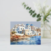 Insel Mykonos, Griechenland Postkarte (Stehend Vorderseite)