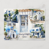Insel Mykonos, Griechenland Postkarte (Vorderseite)