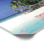 Insel Nuku - Tonga - Panorama - Poster (Ecke)