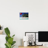 Insel Nuku - Tonga - Panorama - Poster (Heimbüro)