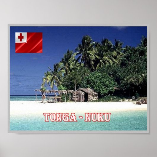 Insel Nuku - Tonga - Panorama - Poster (Vorne)