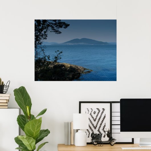Insel Orcas Poster (Heimbüro)