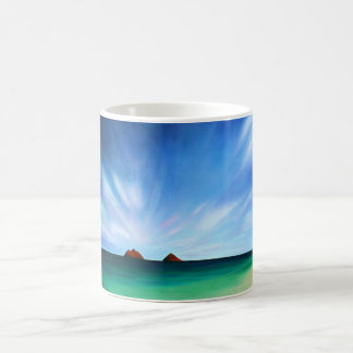 Insel-Ozean-Kunst-Tasse Hawaiis Mokulua Kaffeetasse