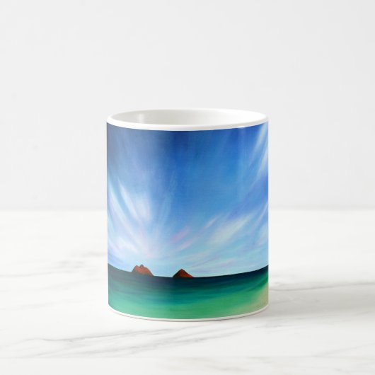 Insel-Ozean-Kunst-Tasse Hawaiis Mokulua Kaffeetasse (Mittel)