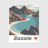 Insel Padar Aufkleber (Blatt)