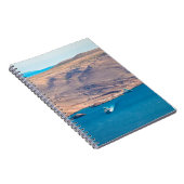 Insel Pag Steinwüste und Blick auf den Fährhafen,  Notizblock (Rechte Seite)