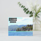 Insel Palawan auf den Philippinen Postkarte (Stehend Vorderseite)