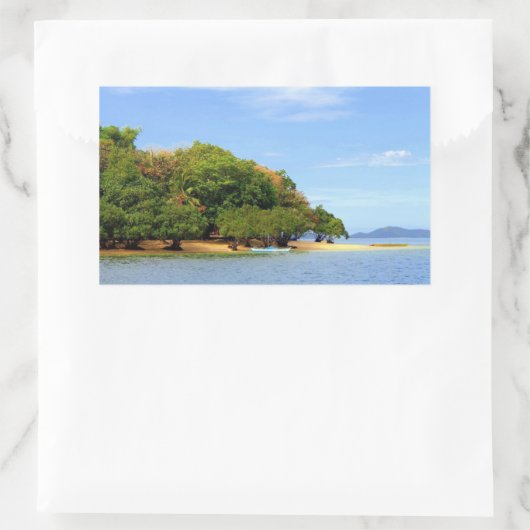 Insel Palawan Rechteckiger Aufkleber (Tasche)