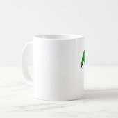 Insel-Palmen-Tasse Kaffeetasse (Vorderseite Links)