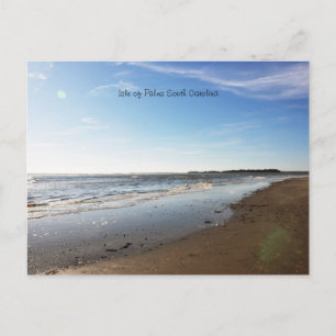 Insel Palms Beach Sunset South Carolina Postkarte