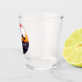 Insel Palms Leuchtturm SC Retro Sunset Souvenirs Schnapsglas (Rechts)