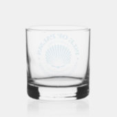 Insel Palms (Muschel) Whiskyglas (Rückseite)