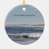 Insel Palms, South Carolina Keramik Ornament (Hinten)