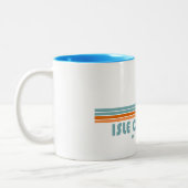 Insel Palms South Carolina Zweifarbige Tasse (Links)