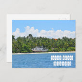 Insel Pandan auf den Philippinen in Mindoro Postkarte (Vorne/Hinten)