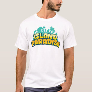 Insel-Paradies - der T - Shirt der Männer