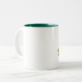 Insel-Paradies-Tasse Zweifarbige Tasse (Vorderseite Links)
