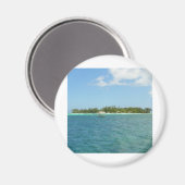 Insel Paradise Mauritius Magnet (Vorderseite/Rückseite)