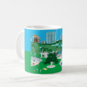 Insel Park Sarasota, Florida Kaffeetasse (Vorderseite Links)