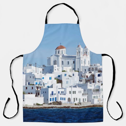 Insel Paros mit Dorf naoussa Schürze (Vorderseite)