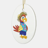 Insel Parrot Keramikornament (Links)