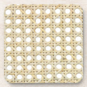 Insel Patio | Natürlicher Rattan Getränkeuntersetzer (Vorderseite)