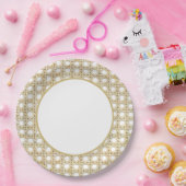 Insel Patio | Natürlicher Rattan Pappteller (Party)