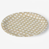 Insel Patio | Natürlicher Rattan Pappteller (Schrägansicht)