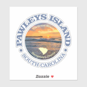 Insel Pawleys (C) Aufkleber