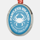 Insel Pawleys (Krebs) Ornament Aus Metall (Links)