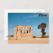 Insel Philea Postkarte (Vorne/Hinten)