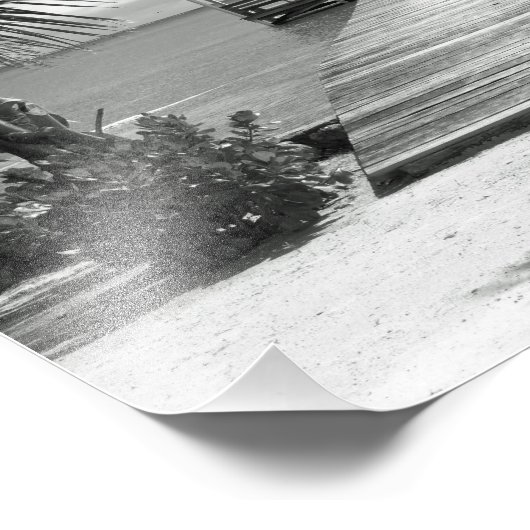 Insel Pier Fotodruck (Ecke)