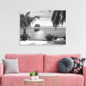 Insel Pier Leinwanddruck (Insitu (Wohnzimmer))