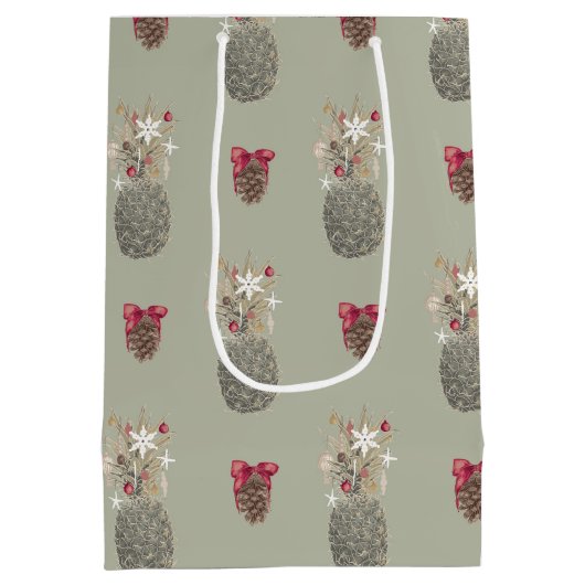 Insel Pinien, Weihnachten im hawaiianischen Stil Mittlere Geschenktüte (Rückseite)