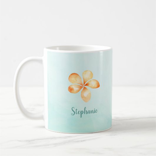 Insel Plumeria Kaffeetasse (Links)
