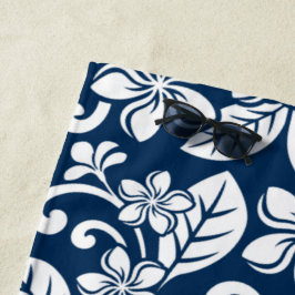 INSEL PLUMERIA (NAVY) STRANDTUCH