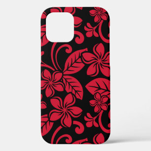 INSEL-PLUMERIE (SCHWARZ/ROT) Case-Mate iPhone HÜLLE