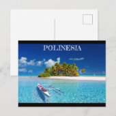 Insel Polinesia Dream Postkarte (Vorne/Hinten)