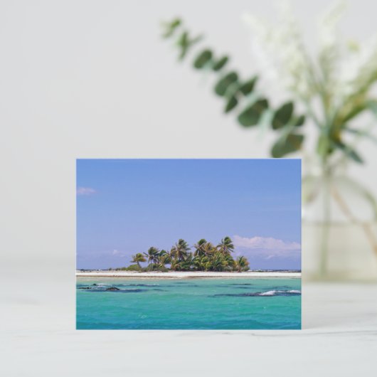 Insel Polynesien Postkarte (Stehend Vorderseite)