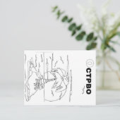 Insel Postkarte (Stehend Vorderseite)