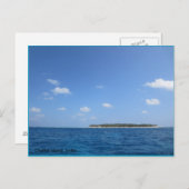 Insel Postkarte (Vorne/Hinten)