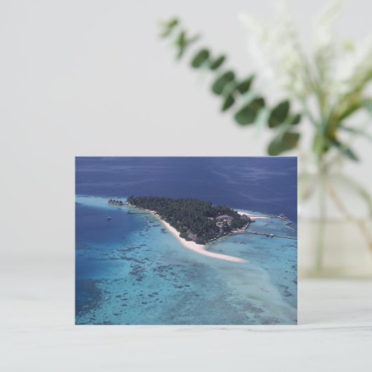 Insel Postkarte (Stehend Vorderseite)