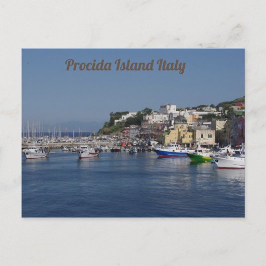 Insel Procida Italien Postkarte (Vorderseite)